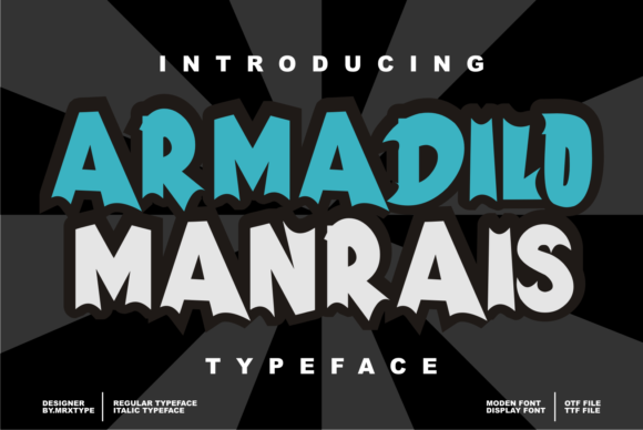 Armadilo Manrais Font for Bold Branding