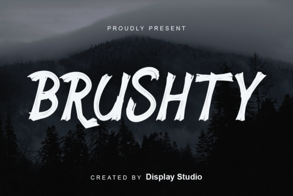 Brushty: The Urban Display Font for Modern Makers