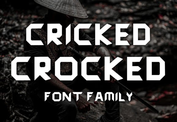 Cricked Crocked: The Ultimate Modern Display Font