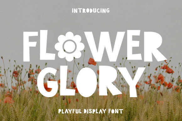 Flower Glory Font for Business Branding