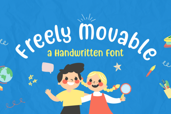 Freely Movable: A Playful Display Font for Makers