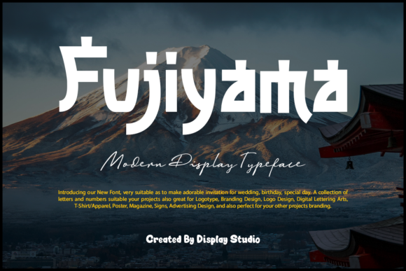 Fujiyama: A Unique Japanese Display Font for Makers