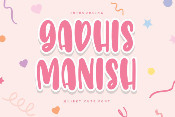 Gadhis Manish Font for Creative Projects