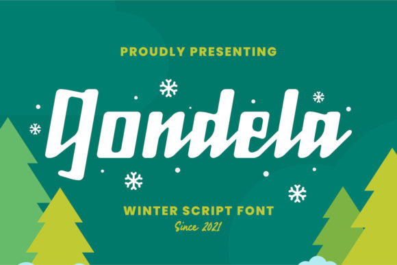 Gondela: A Display Font for Bold Branding