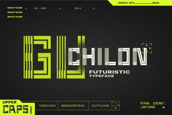 Guchilon: A Modern Display Font for Bold Branding