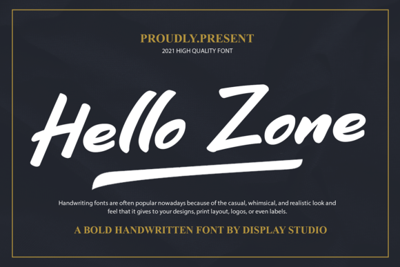 Hello Zone Font Review