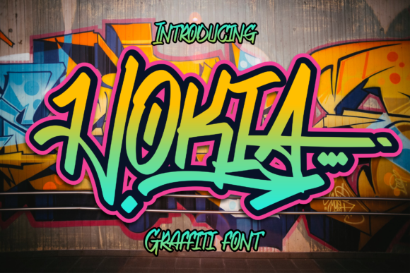 Hokia: The Graffiti Display Font for Bold Branding