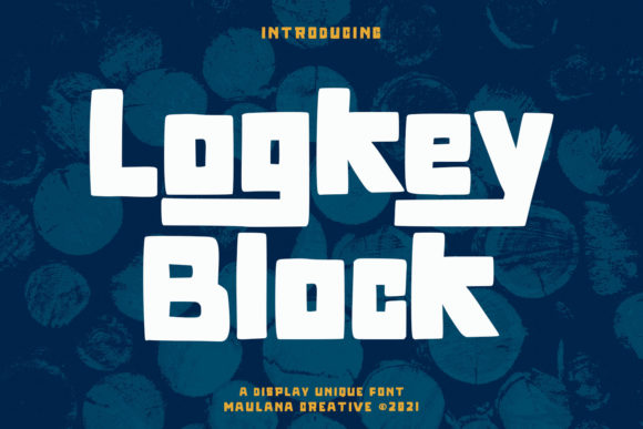 Logkey Block: A Bold Font for Creative Projects