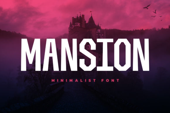 Mansion: A Bold Display Font for Modern Brand Identity