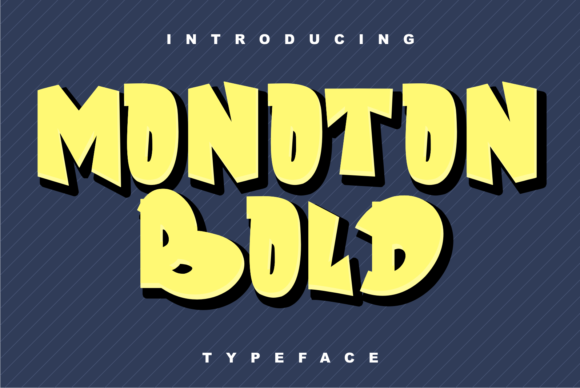 Monoton Bold Font for Creative Makers