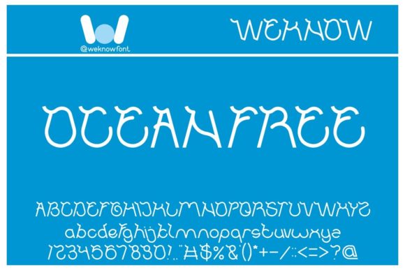 Ocean Free Font Review