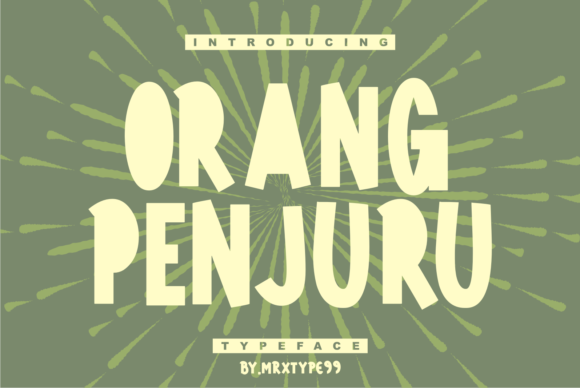 Orang Penjuru Font for Bold Campaigns