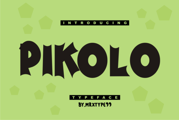 Pikolo Font for Creative Makers