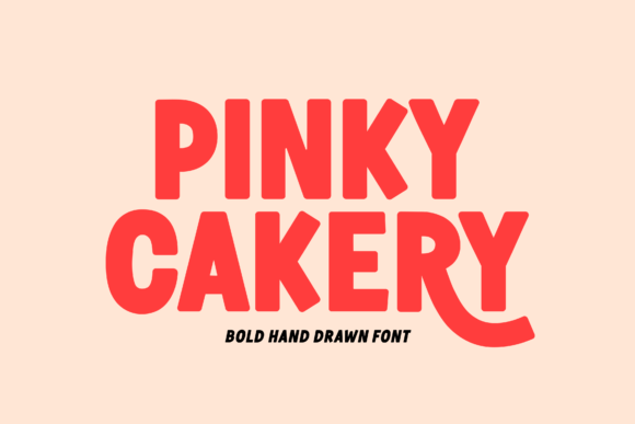 Pinky Cakery Font for Business Branding