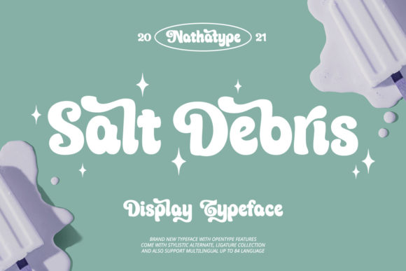 Salt Debris: A Bold Display Font for Modern Web Design
