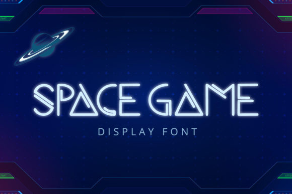 Space Game Font: Futuristic Design