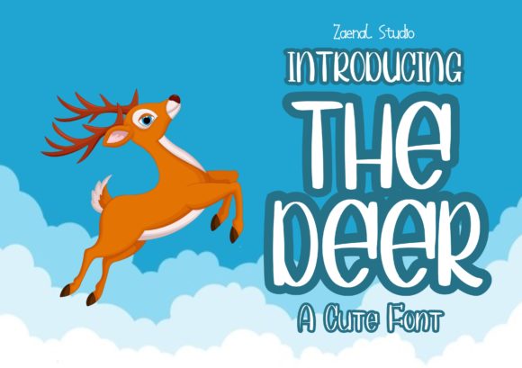 The Deer: A Playful Display Font for Modern Editorial Design