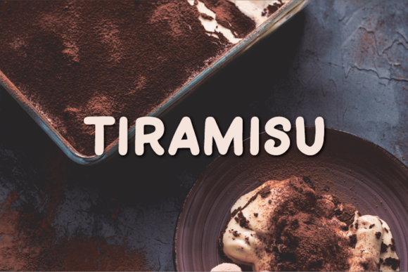 Tiramisu Font for Creative Design